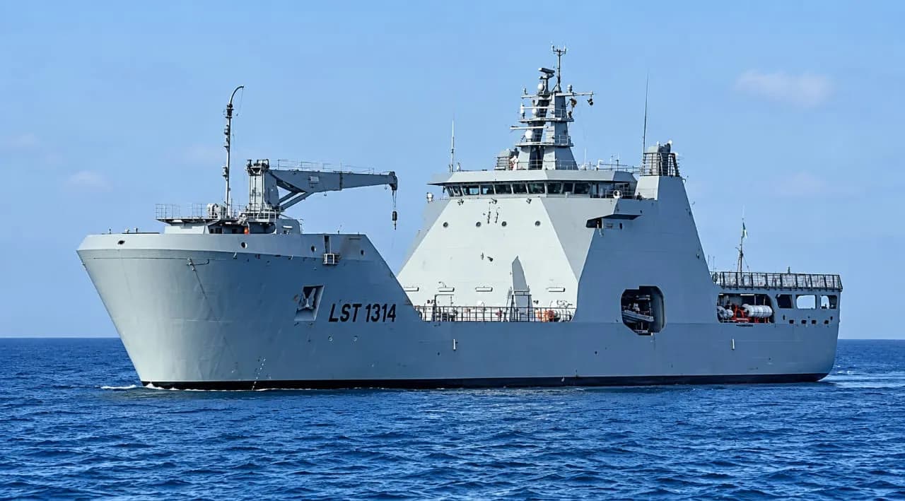 Boots on the ground during a Nigerian Navy field exercise